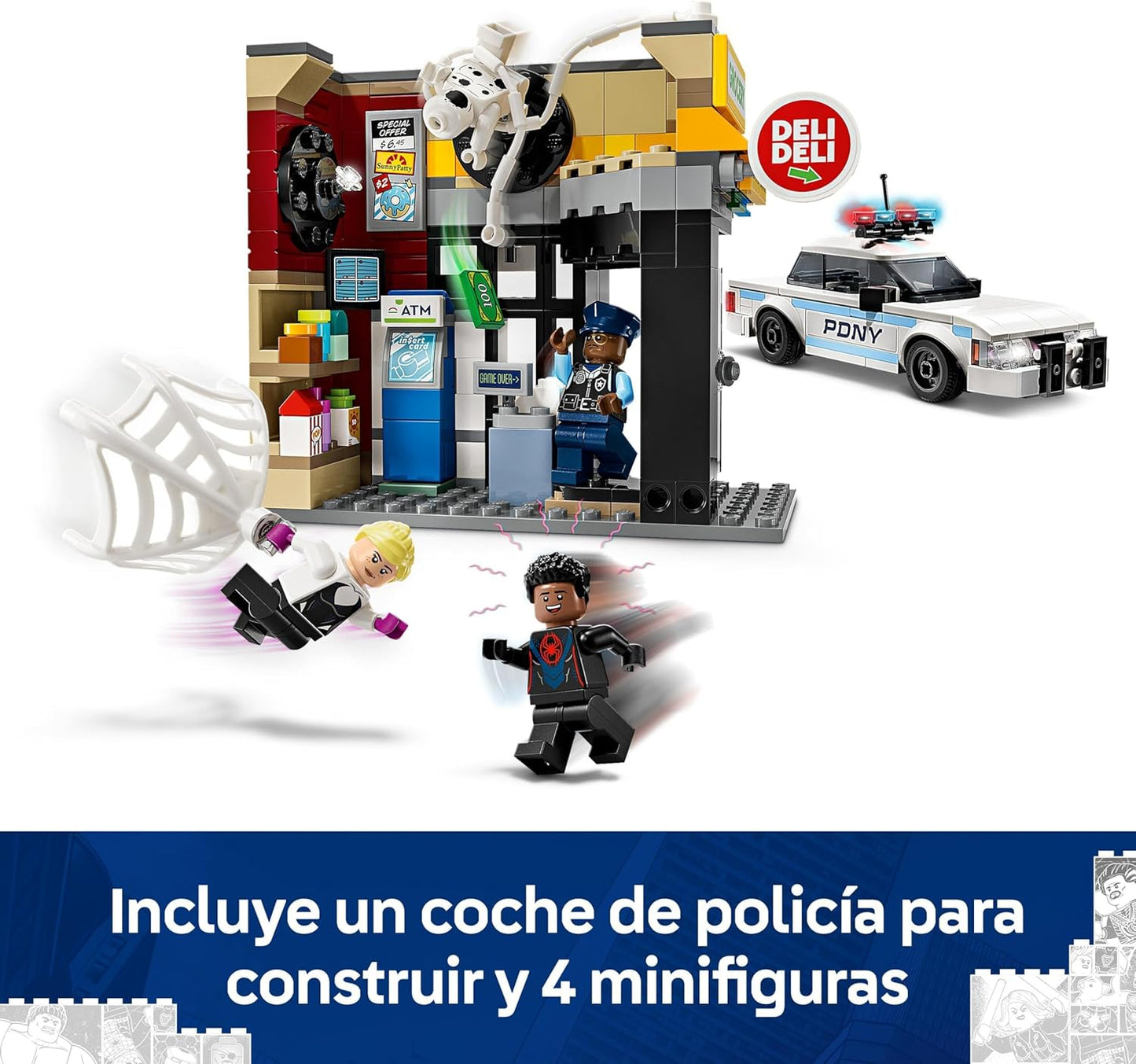 LEGO Marvel Multiverso Arácnido: Miles Morales vs. Mancha-76311